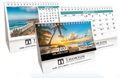 Beaches Upright Desk Calendars